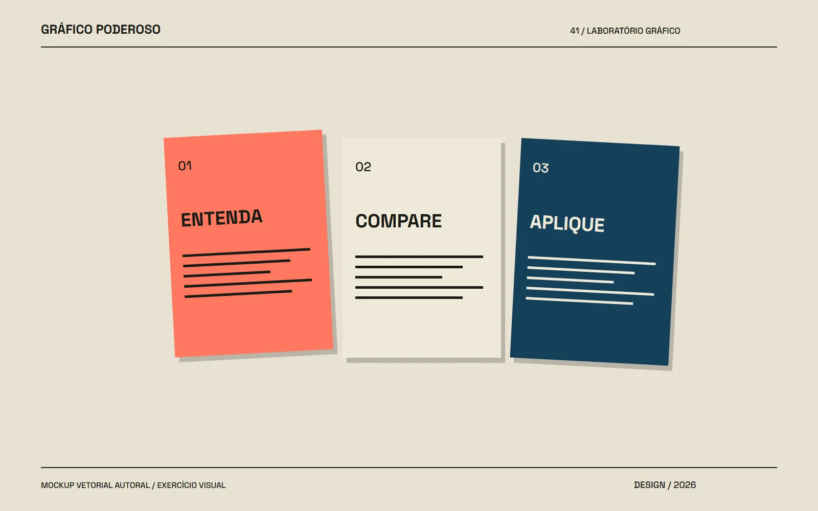 Mockup vetorial autoral: Carrossel editorial: uma boa história sem caça-cliques