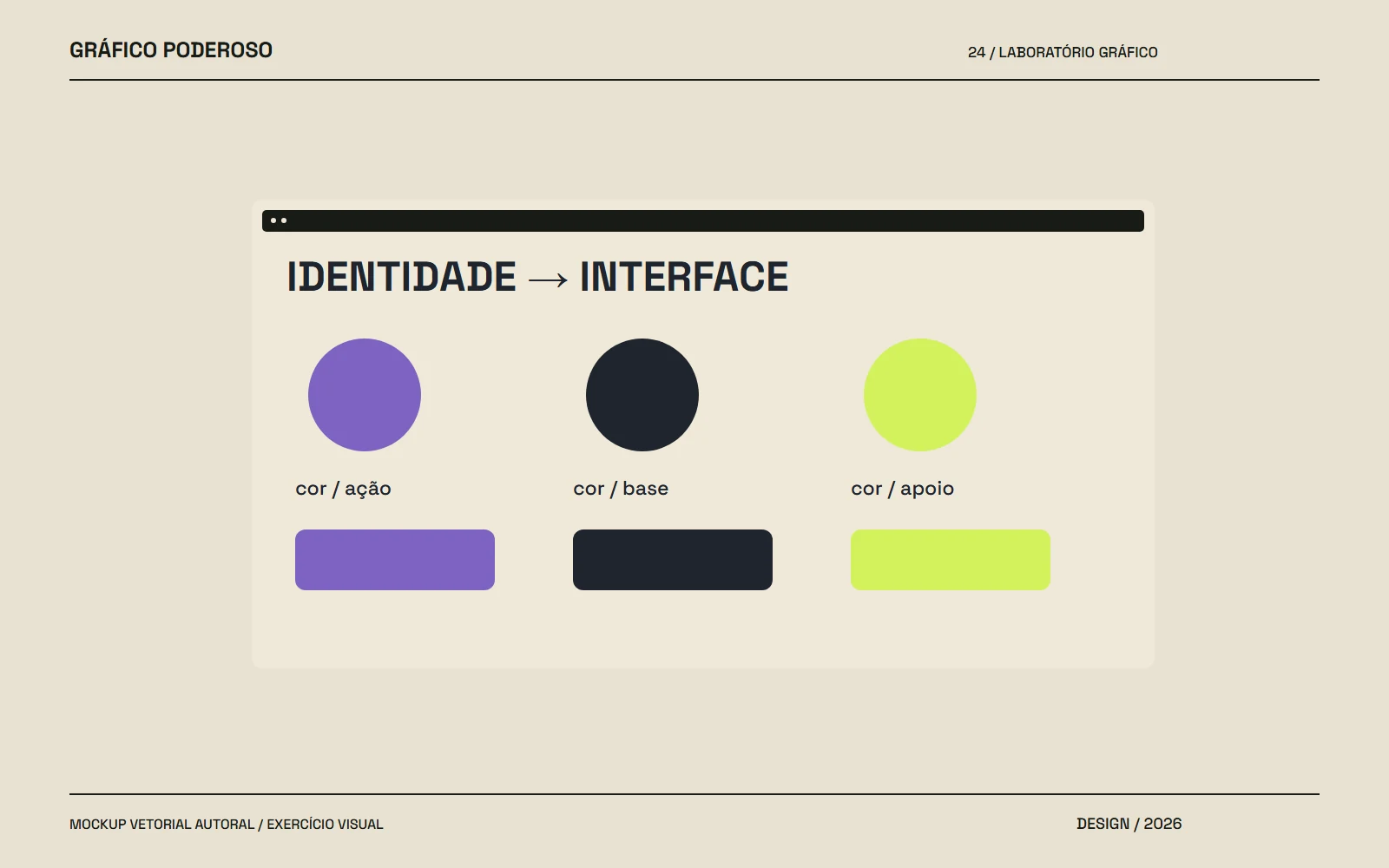 Mockup vetorial autoral: Design tokens: leve a identidade visual para a interface