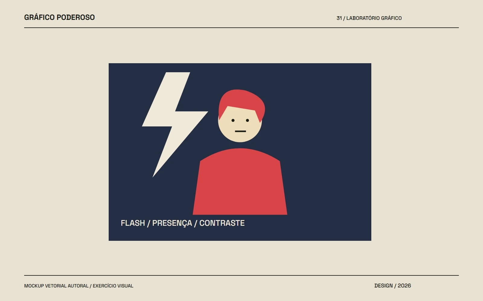 Mockup vetorial autoral: Flash direto na fotografia de marca: presença sem exagero