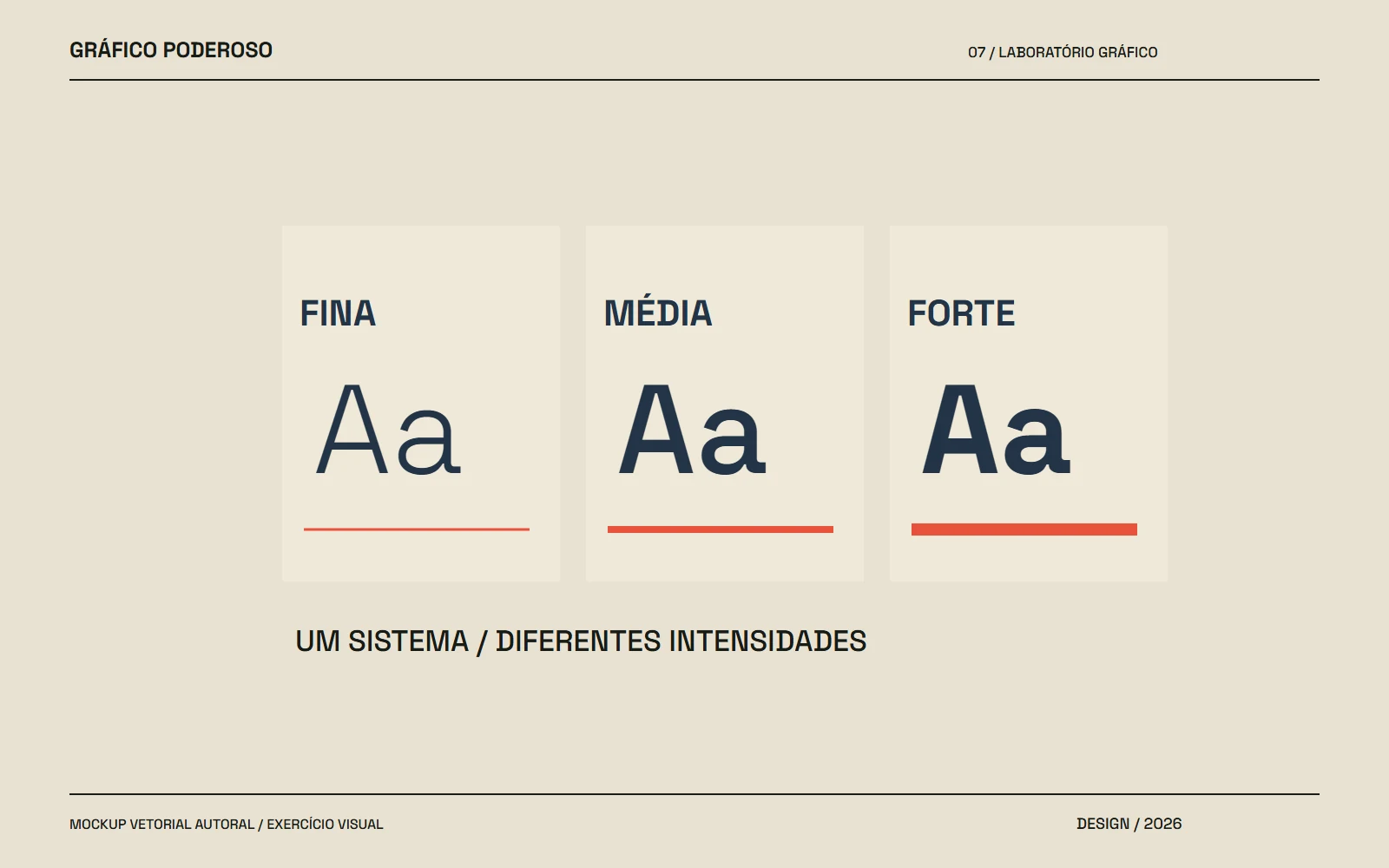 Mockup vetorial autoral: Fontes variáveis na identidade: ajuste sem perder consistência