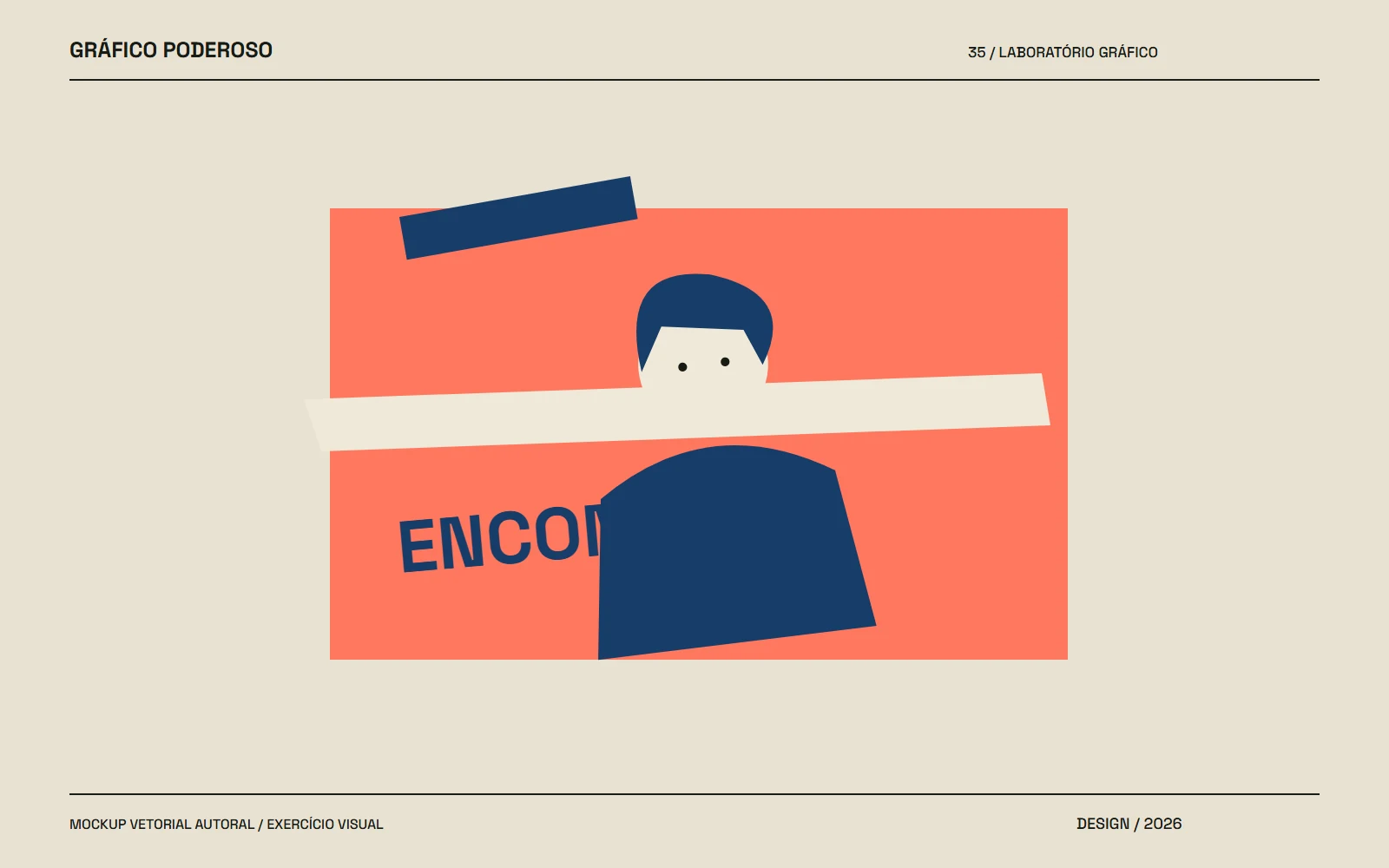 Mockup vetorial autoral: Fotografia e colagem: duas linguagens, uma narrativa