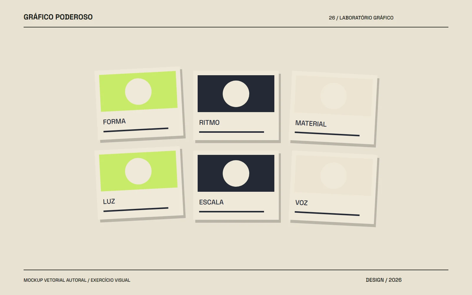 Mockup vetorial autoral: Moodboard com IA: explore mais sem perder seu critério