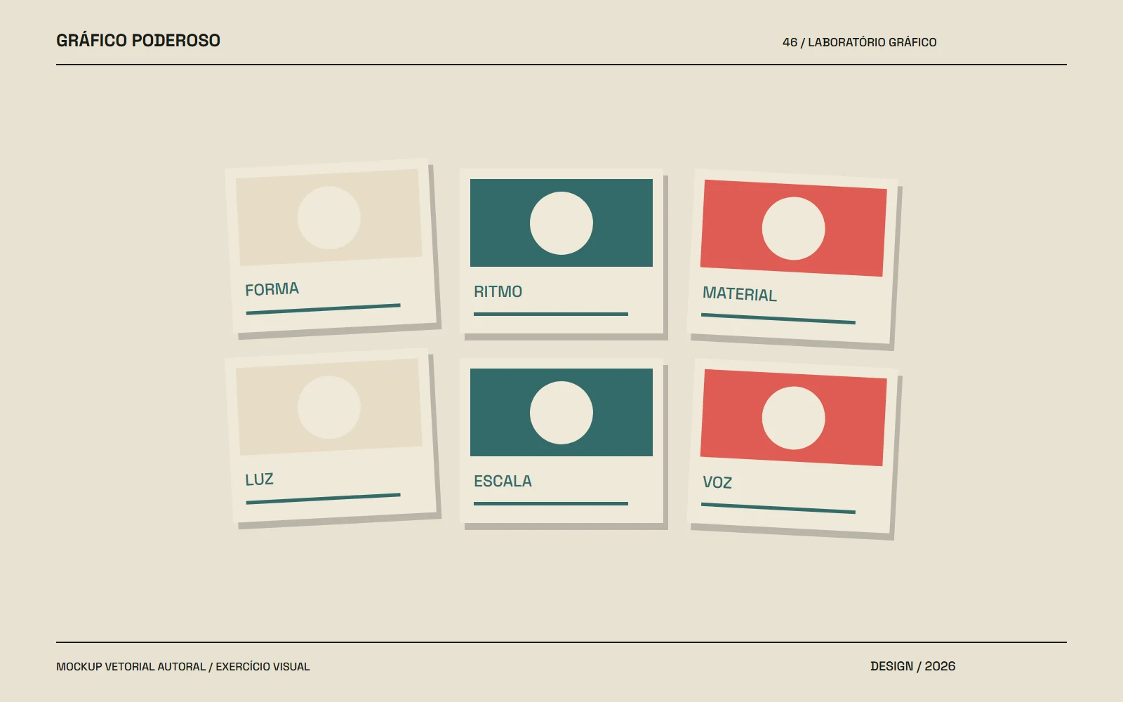 Mockup vetorial autoral: Repertório visual: usar referências sem copiar soluções